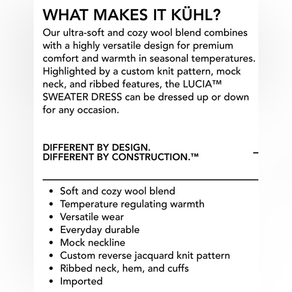 Kuhl Lucia Stone Fair Isle Sweater Dress Size XL - Picture 7 of 16